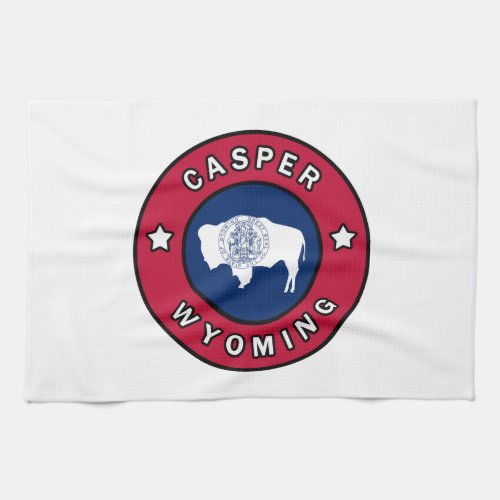 Casper Wyoming Kitchen Towel
