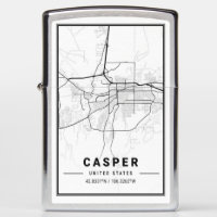Casper Wyoming USA City Travel City Map