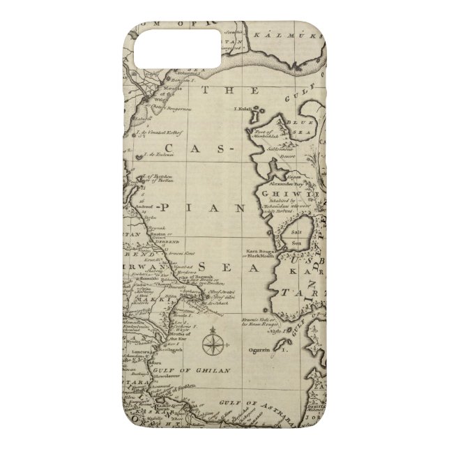 Caspian Sea Case-Mate iPhone Case (Back)