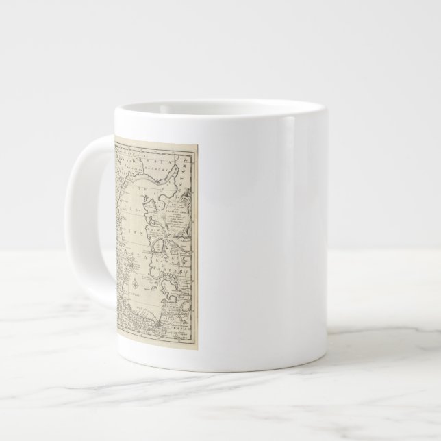 Caspian Sea Large Coffee Mug (Front Left)