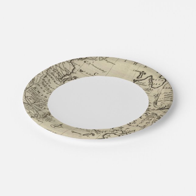 Caspian Sea Paper Plates (Angled)