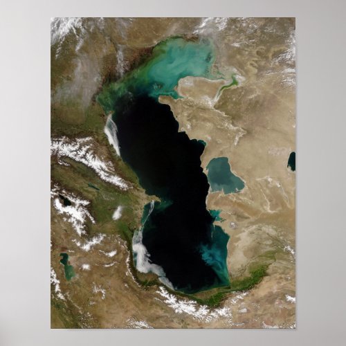 Caspian Sea Poster