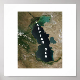 Caspian Sea Poster