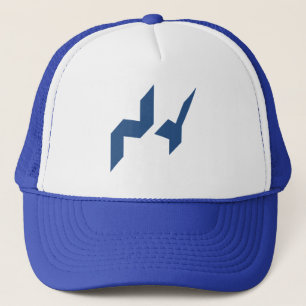 casquette trucker blanc royal NEW YORK Hat