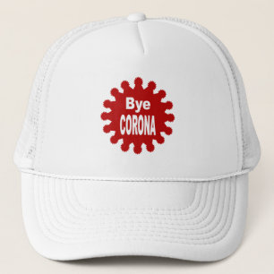 casquette trucker blanche  Bye CORONA Hat