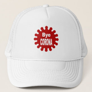 casquette trucker blanche  Bye CORONA Trucker Hat