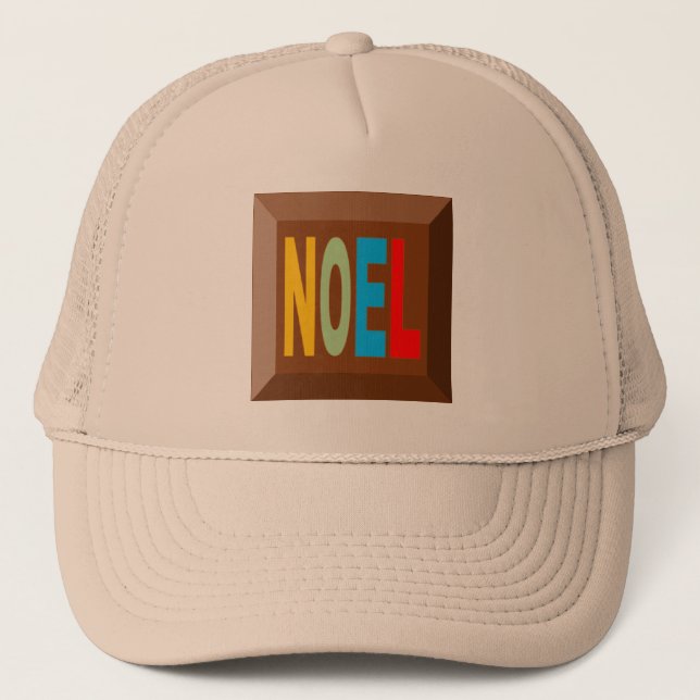 CASQUETTE TRUCKER NOEL CHOCOLAT HAT (Front)
