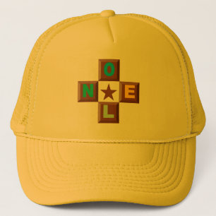 CASQUETTE TRUCKER NOEL CHOCOLAT STAR HAT