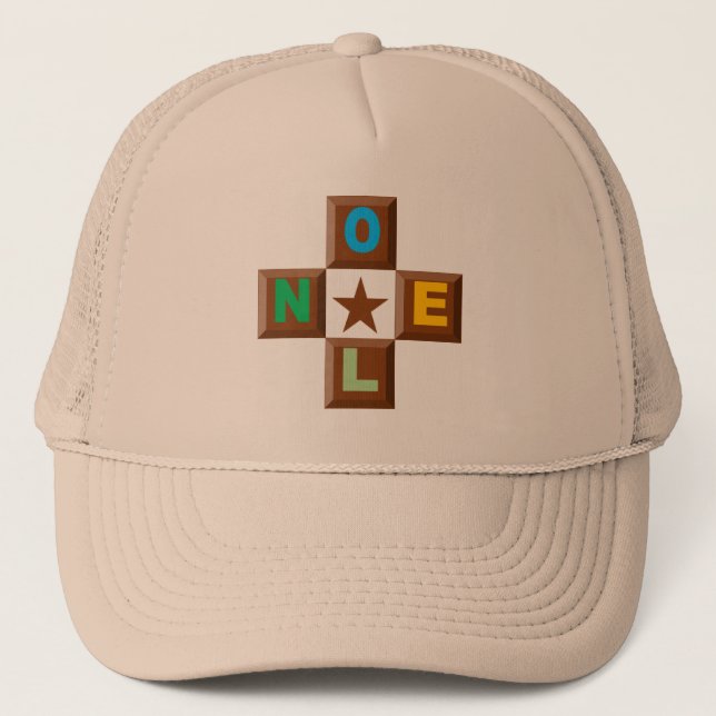 CASQUETTE TRUCKER NOEL CHOCOLAT STAR HAT (Front)