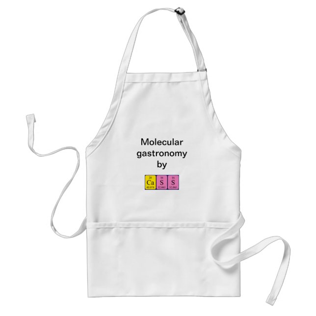 Cass periodic table name apron (Front)