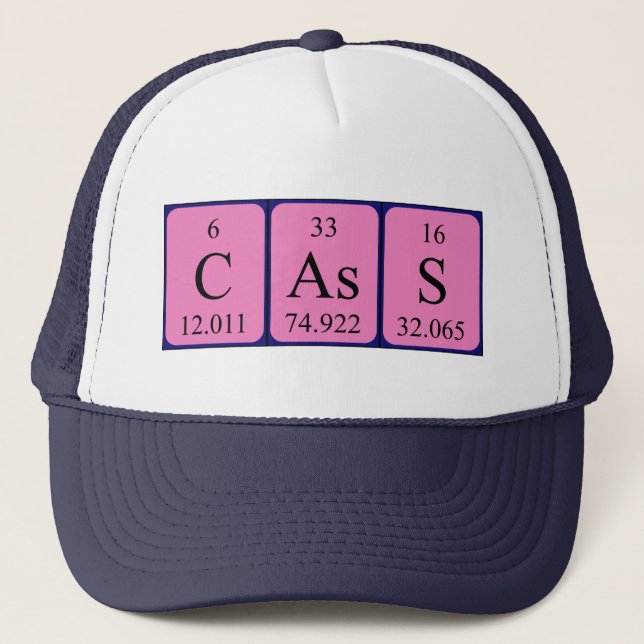 Cass periodic table name hat (Front)