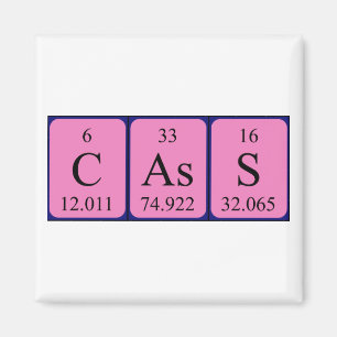 Cass periodic table name magnet