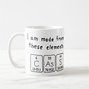 Cass periodic table name mug