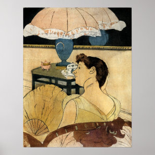 Cassatt - Lamp 1891 Poster
