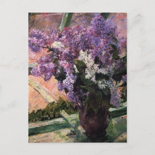 Cassatt Lilacs in a Window Postcard