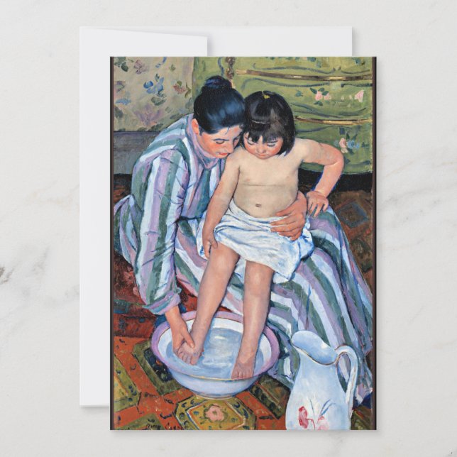 Cassatt - The Child's Bath Card (Front)