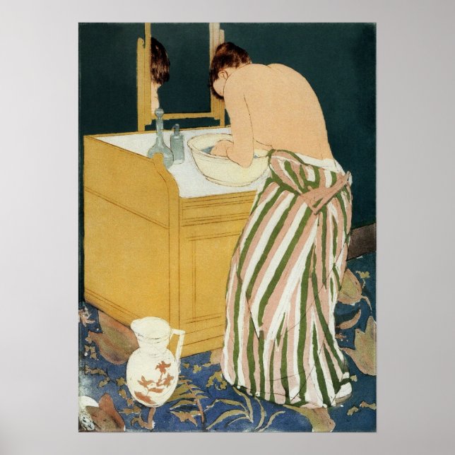 Cassatt - Woman Bathing Poster (Front)