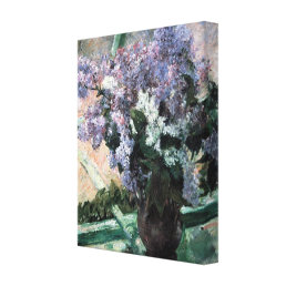 Cassatt&#39;s &quot;Lilacs in a Window&quot; Canvas Print
