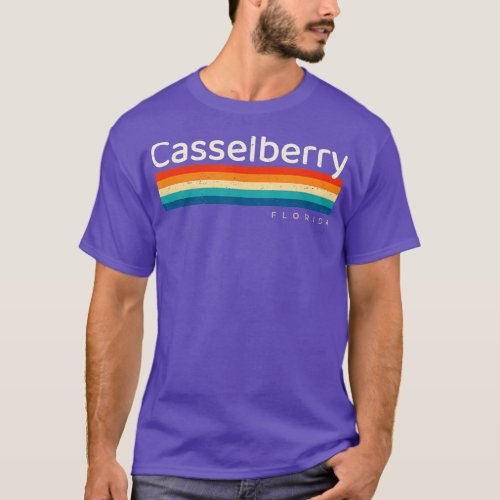 Casselberry FL Florida Retro Design  T_Shirt