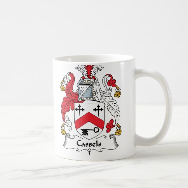 Cassels Family Crest Coffee Mug (Right)