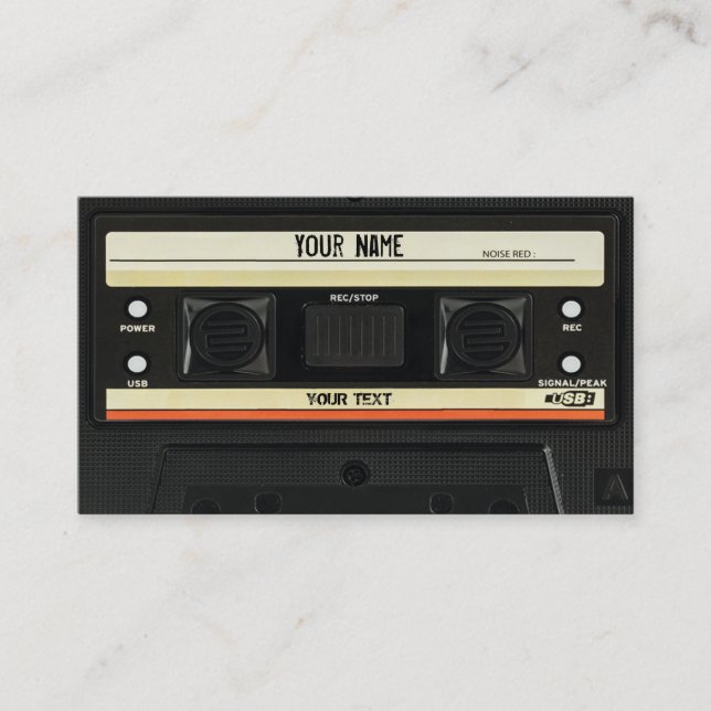 Cassette Business Card (Front)