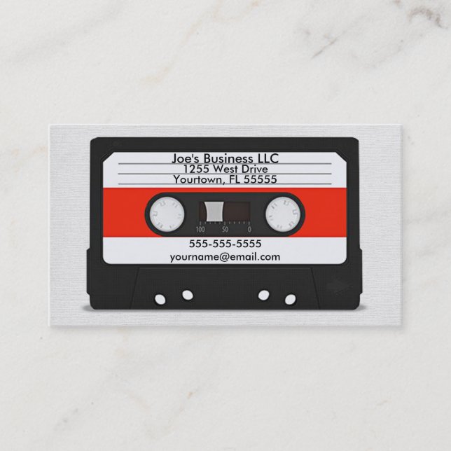 Cassette Card (Front)