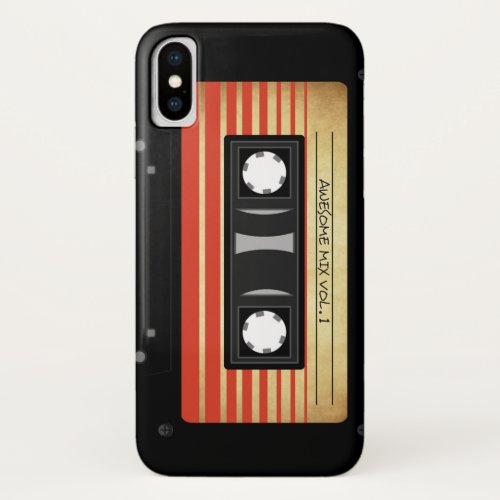 Cassette Classic Mix Volume 1 iPhone X Case