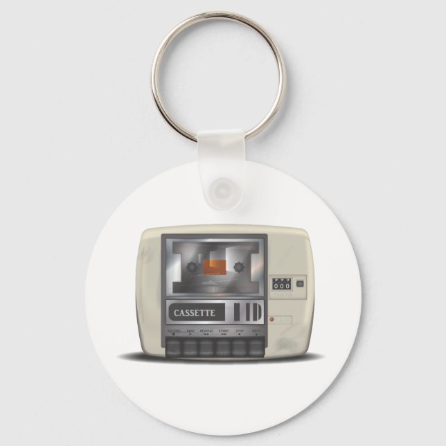 Cassette Deck Keychain (Front)