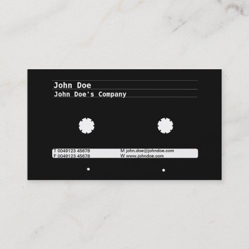 Cartridge Design Business Card