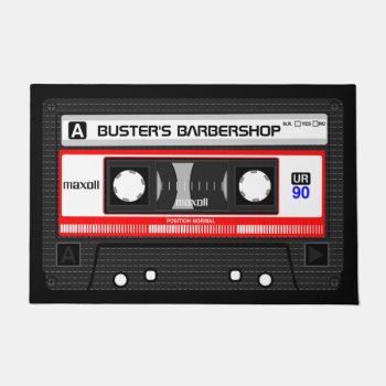 Cassette Doormat by BarbeeAnne at Zazzle