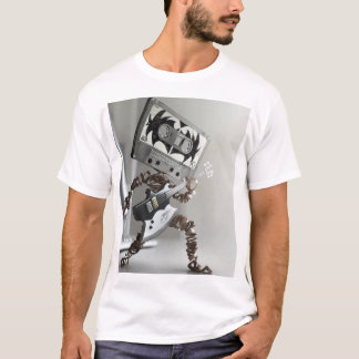 Cassette man playing guitar. T-Shirt