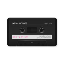Cassette Mix Tape Retro Cool business card