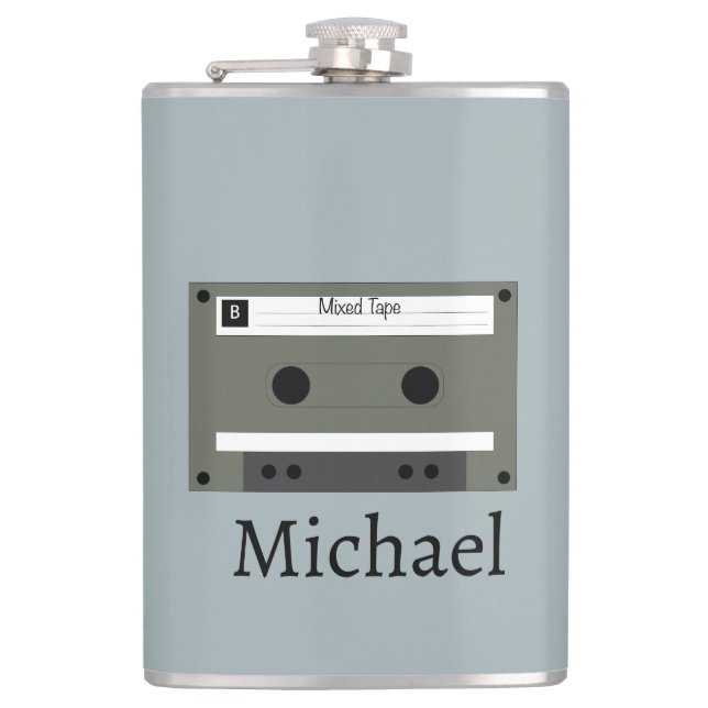 Cassette, Mixed Tape Flask (Front)