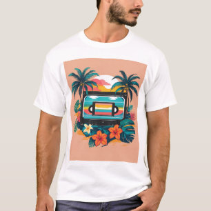 Cassette Palms - Tropical Music Island Tee