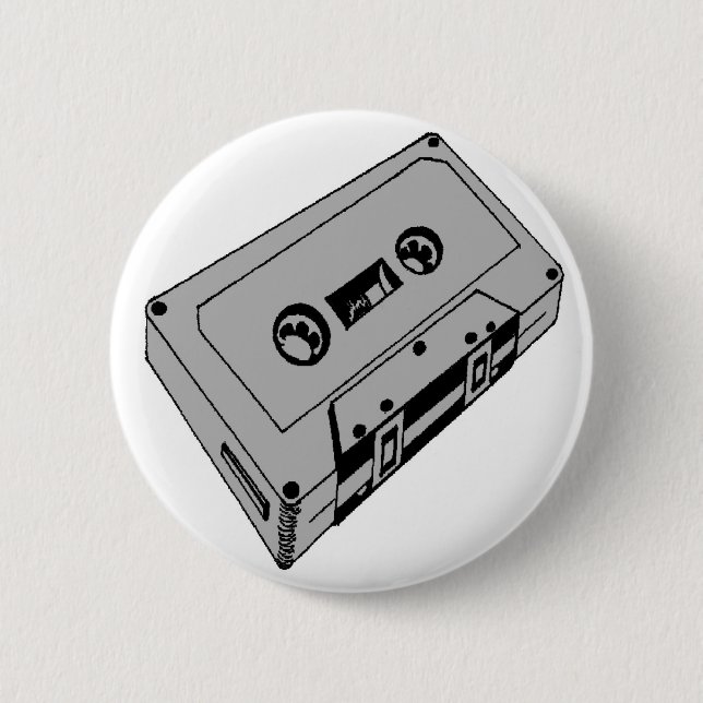 CASSETTE PINBACK BUTTON (Front)