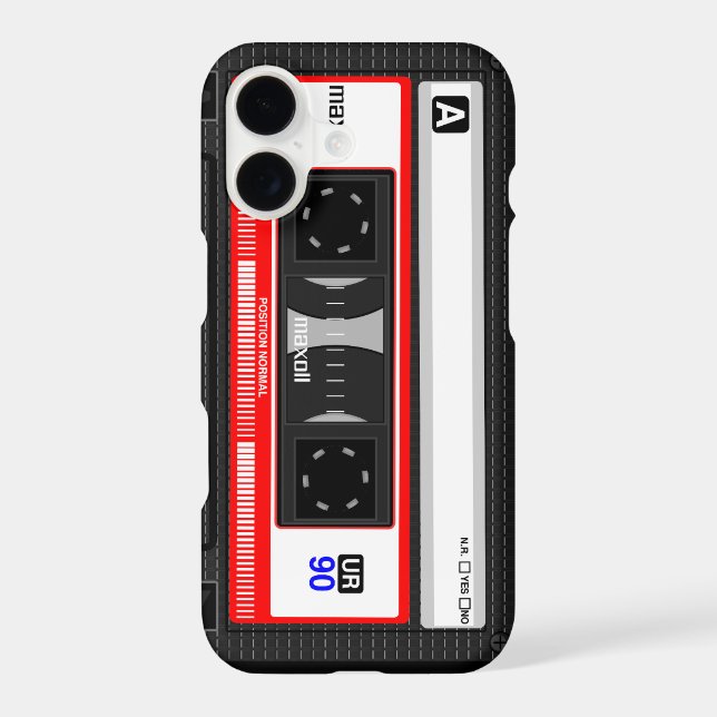 Cassette recorder iphone case (Back)