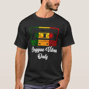 Cassette Recorder Reggae Vibes Only Tapes T-Shirt