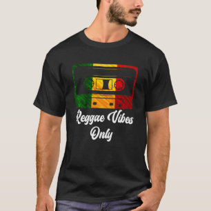 Cassette Recorder Reggae Vibes Only Tapes T-Shirt