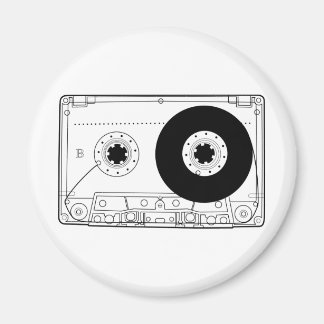 cassette retro graphic vintage t-shirt casette magnet