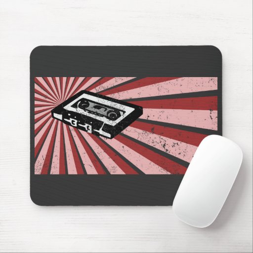cassette, retro, vintage, nerdesign, tape mouse pad