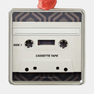 Cassette Tape 3 Metal Ornament