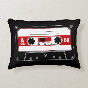 Cassette Tape Accent Pillow