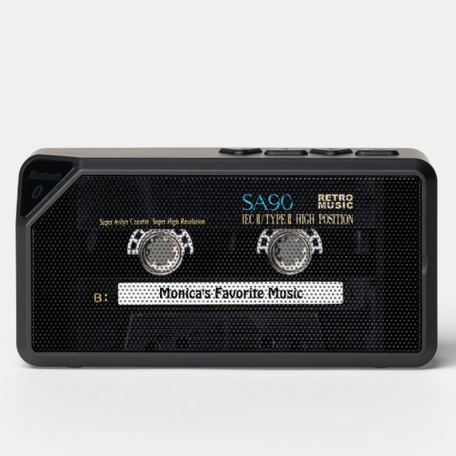 "Cassette Tape" Bluetooth Speaker (Front)
