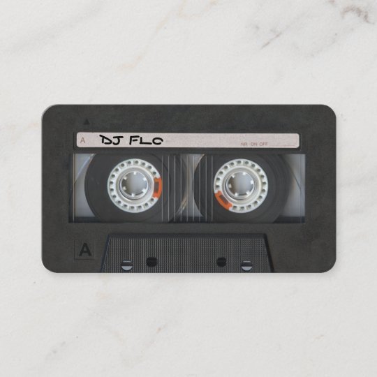 DJ Extraordinaire Cassette Tape Business Card | Zazzle.com