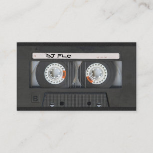 Cassette Tape Business Cards for DJ's