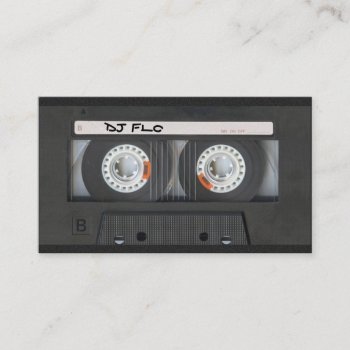 Cassette Tape Business Cards For Dj's by eatlovepray at Zazzle