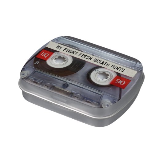 Cassette Tape Candy/Mint Container Jelly Belly Tin (Side)