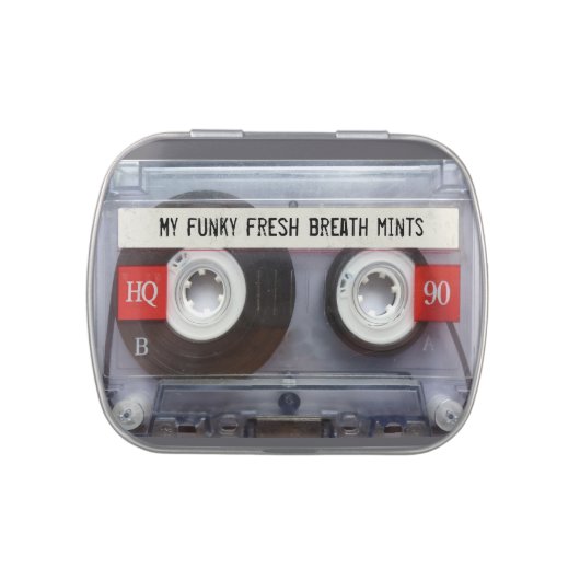 Cassette Tape Candy/Mint Container Jelly Belly Tin (Top)