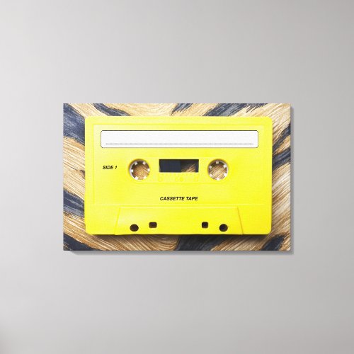 Cassette Tape Canvas Print