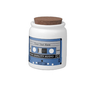 Cassette Tape custom candy jar